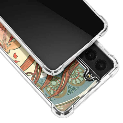 Alphonse Mucha The Arts, Dance Galaxy S21 FE Clear Case